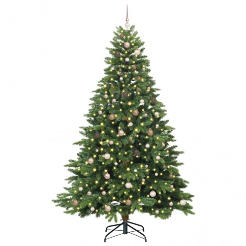 Mākslīgā Ziemassvētku Eglīte Su 300 Led Zaļa 240 Cm Pe Un Pvc Vidaxl