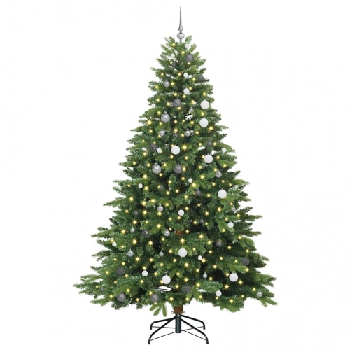 Mākslīgā Ziemassvētku Eglīte Su 300 Led Zaļa 240 Cm Pe Un Pvc Vidaxl