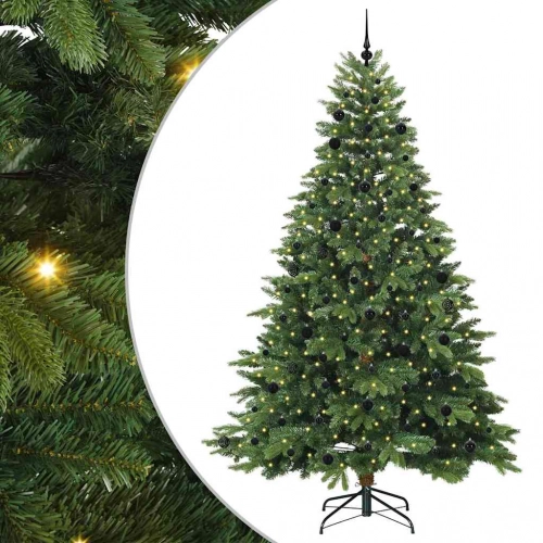 Mākslīgā Ziemassvētku Eglīte Su 300 Led Zaļa 240 Cm Pe Un Pvc Vidaxl