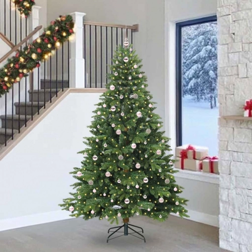 Mākslīgā Ziemassvētku Eglīte Su 300 Led Zaļa 240 Cm Pe Un Pvc Vidaxl