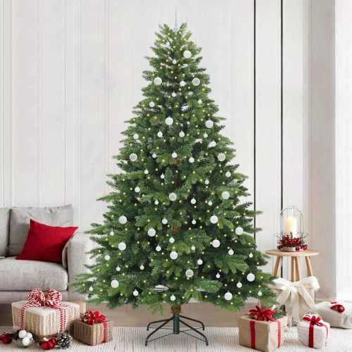 Mākslīgā Ziemassvētku Eglīte Su 300 Led Zaļa 240 Cm Pe Un Pvc Vidaxl