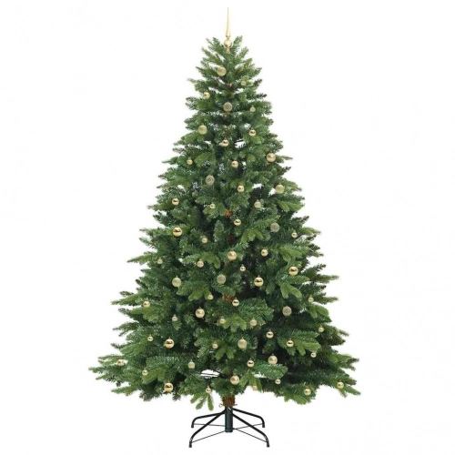 Mākslīgā Ziemassvētku Eglīte Su 300 Led Zaļa 240 Cm Pe Un Pvc Vidaxl