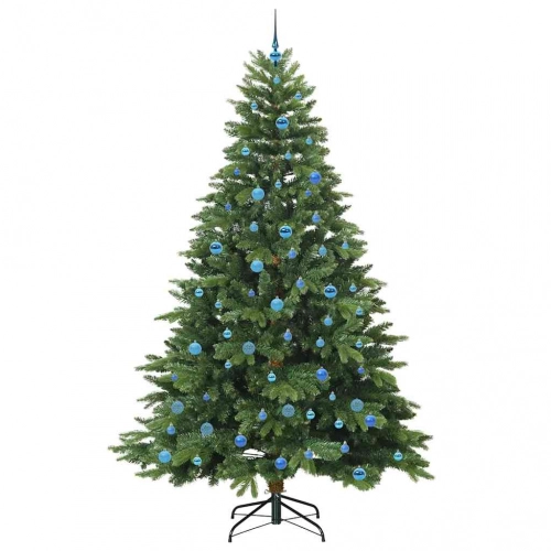 Mākslīgā Ziemassvētku Eglīte Su 300 Led Zaļa 240 Cm Pe Un Pvc Vidaxl
