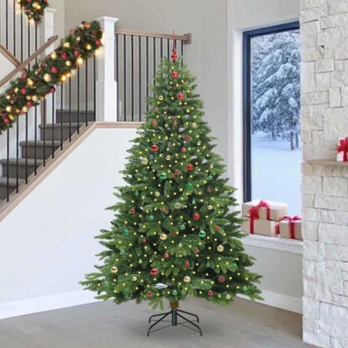 Mākslīgā Ziemassvētku Eglīte Su 300 Led Zaļa 240 Cm Pe Un Pvc Vidaxl