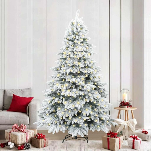Mākslīgā Ziemassvētku Eglīte Su 300 Led Zaļa 240 Cm Pe Un Pvc Vidaxl