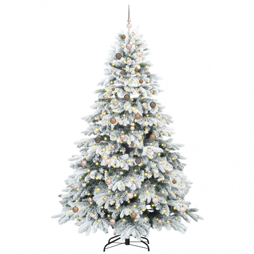 Mākslīgā Ziemassvētku Eglīte Su 300 Led Zaļa 240 Cm Pe Un Pvc Vidaxl