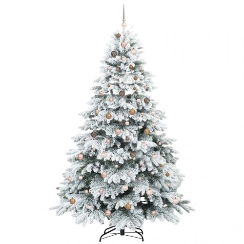 Mākslīgā Ziemassvētku Eglīte Su 300 Led Zaļa 240 Cm Pe Un Pvc Vidaxl
