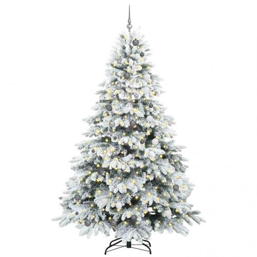 Mākslīgā Ziemassvētku Eglīte Su 300 Led Zaļa 240 Cm Pe Un Pvc Vidaxl