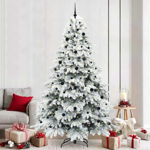 Mākslīgā Ziemassvētku Eglīte Su 300 Led Zaļa 240 Cm Pe Un Pvc Vidaxl