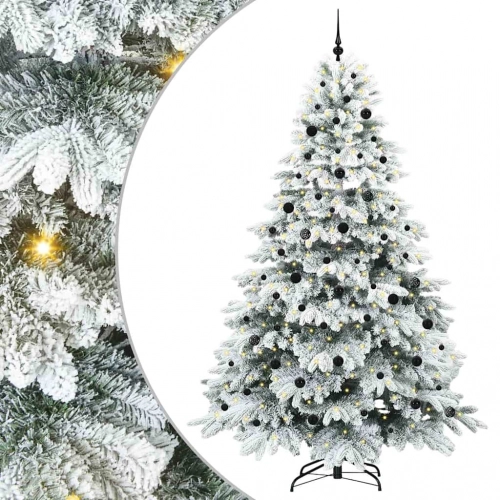 Mākslīgā Ziemassvētku Eglīte Su 300 Led Zaļa 240 Cm Pe Un Pvc Vidaxl
