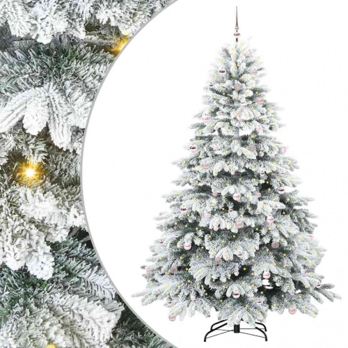 Mākslīgā Ziemassvētku Eglīte Su 300 Led Zaļa 240 Cm Pe Un Pvc Vidaxl