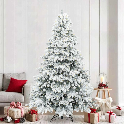 Mākslīgā Ziemassvētku Eglīte Su 300 Led Zaļa 240 Cm Pe Un Pvc Vidaxl