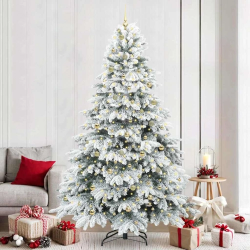 Mākslīgā Ziemassvētku Eglīte Su 300 Led Zaļa 240 Cm Pe Un Pvc Vidaxl