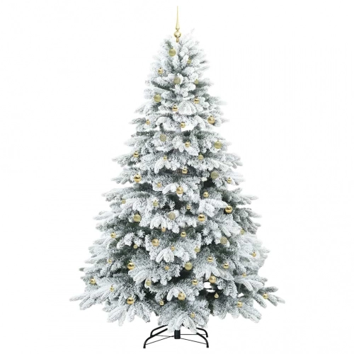 Mākslīgā Ziemassvētku Eglīte Su 300 Led Zaļa 240 Cm Pe Un Pvc Vidaxl
