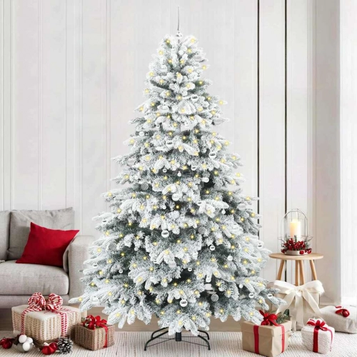 Mākslīgā Ziemassvētku Eglīte Su 300 Led Zaļa 240 Cm Pe Un Pvc Vidaxl
