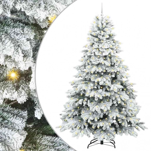 Mākslīgā Ziemassvētku Eglīte Su 300 Led Zaļa 240 Cm Pe Un Pvc Vidaxl