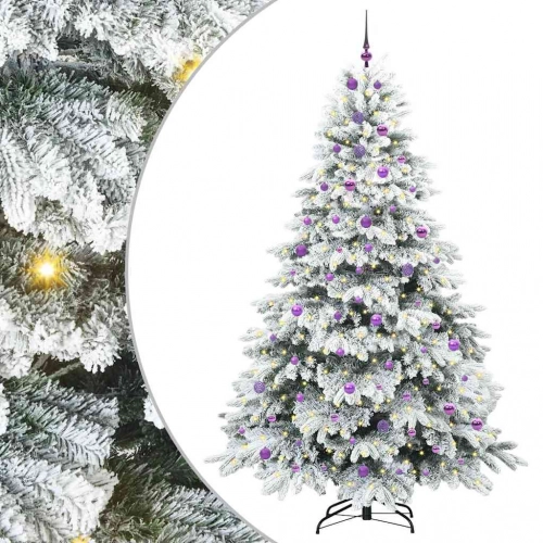 Mākslīgā Ziemassvētku Eglīte Su 300 Led Zaļa 240 Cm Pe Un Pvc Vidaxl