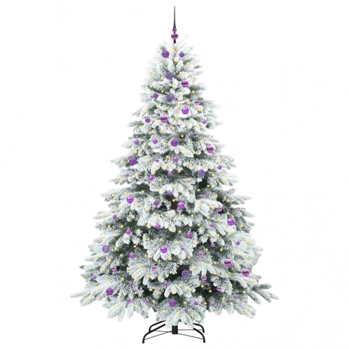 Mākslīgā Ziemassvētku Eglīte Su 300 Led Zaļa 240 Cm Pe Un Pvc Vidaxl