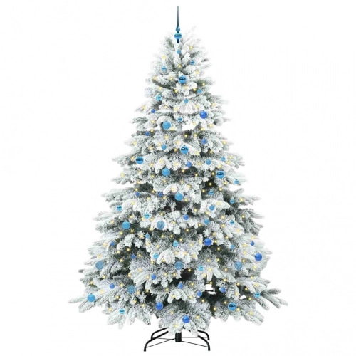Mākslīgā Ziemassvētku Eglīte Su 300 Led Zaļa 240 Cm Pe Un Pvc Vidaxl