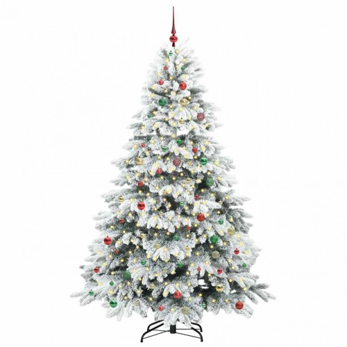 Mākslīgā Ziemassvētku Eglīte Su 300 Led Zaļa 240 Cm Pe Un Pvc Vidaxl