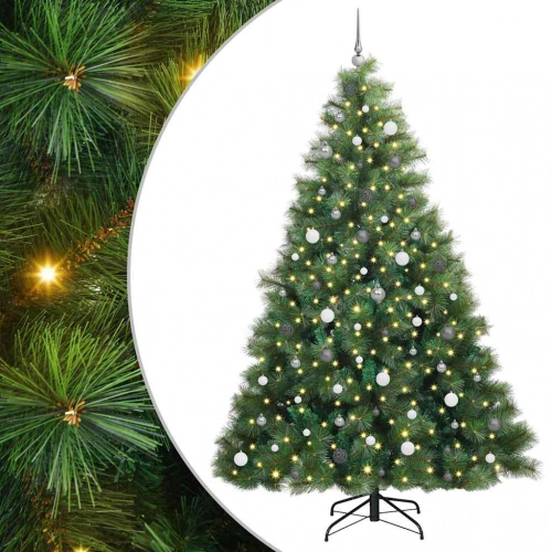 Mākslīgā Ziemassvētku Eglīte Su 300 Led Zaļa 240 Cm Pe Un Pvc Vidaxl