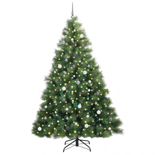 Mākslīgā Ziemassvētku Eglīte Su 300 Led Zaļa 240 Cm Pe Un Pvc Vidaxl