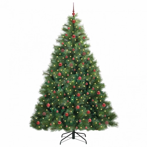 Mākslīgā Ziemassvētku Eglīte Su 300 Led Zaļa 240 Cm Pe Un Pvc Vidaxl