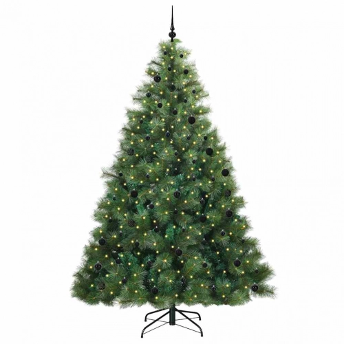 Mākslīgā Ziemassvētku Eglīte Su 300 Led Zaļa 240 Cm Pe Un Pvc Vidaxl