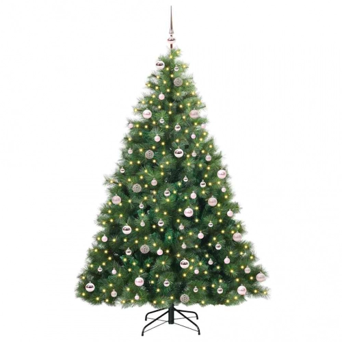 Mākslīgā Ziemassvētku Eglīte Su 300 Led Zaļa 240 Cm Pe Un Pvc Vidaxl