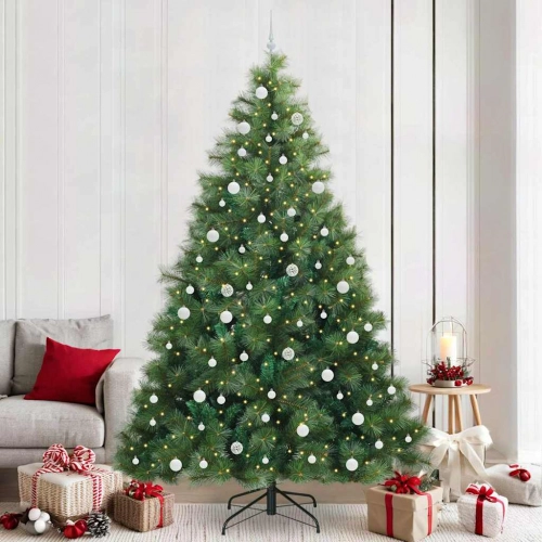 Mākslīgā Ziemassvētku Eglīte Su 300 Led Zaļa 240 Cm Pe Un Pvc Vidaxl