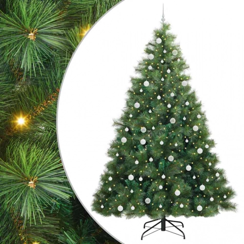 Mākslīgā Ziemassvētku Eglīte Su 300 Led Zaļa 240 Cm Pe Un Pvc Vidaxl