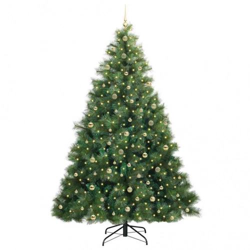 Mākslīgā Ziemassvētku Eglīte Su 300 Led Zaļa 240 Cm Pe Un Pvc Vidaxl