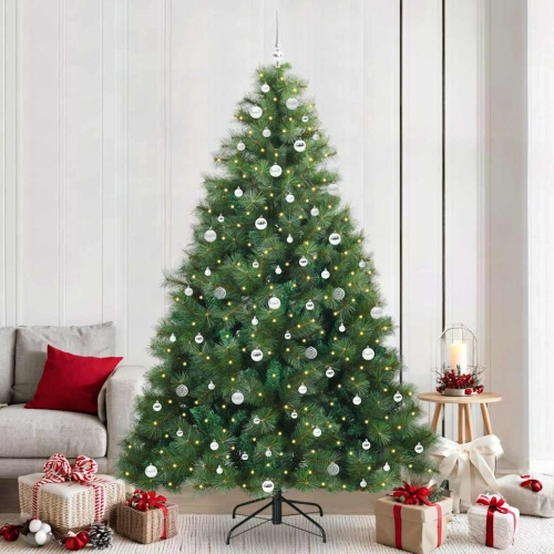 Mākslīgā Ziemassvētku Eglīte Su 300 Led Zaļa 240 Cm Pe Un Pvc Vidaxl