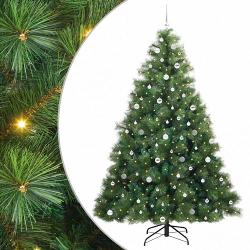 Mākslīgā Ziemassvētku Eglīte Su 300 Led Zaļa 240 Cm Pe Un Pvc Vidaxl