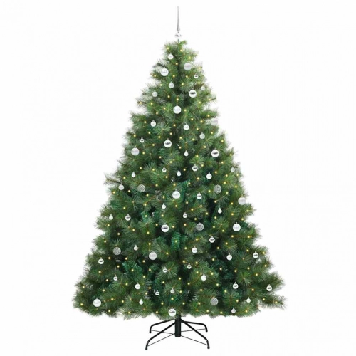 Mākslīgā Ziemassvētku Eglīte Su 300 Led Zaļa 240 Cm Pe Un Pvc Vidaxl