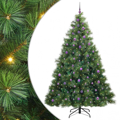 Mākslīgā Ziemassvētku Eglīte Su 300 Led Zaļa 240 Cm Pe Un Pvc Vidaxl