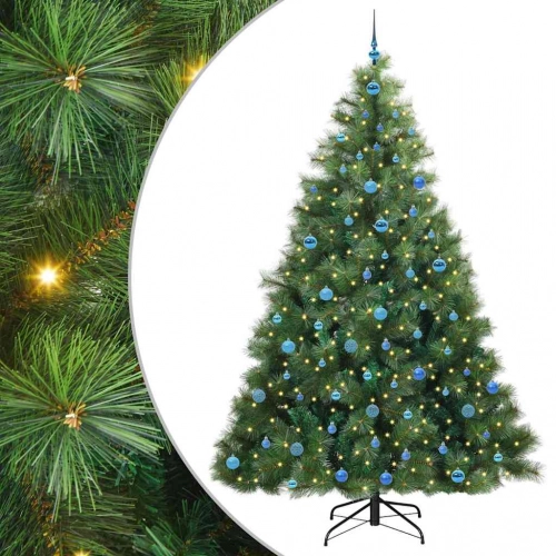 Mākslīgā Ziemassvētku Eglīte Su 300 Led Zaļa 240 Cm Pe Un Pvc Vidaxl