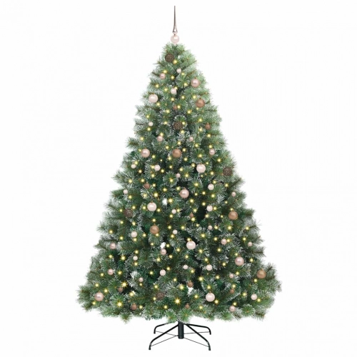 Mākslīgā Ziemassvētku Eglīte Su 300 Led Zaļa 240 Cm Pe Un Pvc Vidaxl