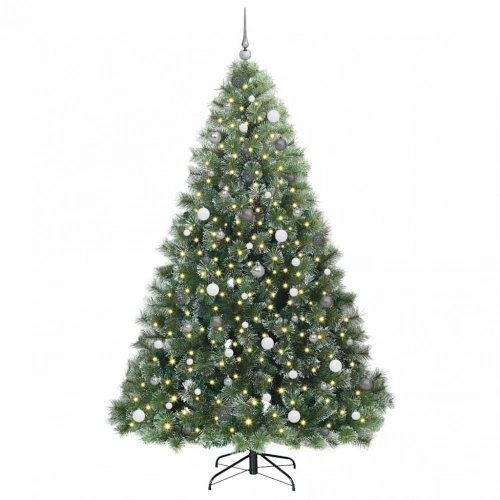 Mākslīgā Ziemassvētku Eglīte Su 300 Led Zaļa 240 Cm Pe Un Pvc Vidaxl