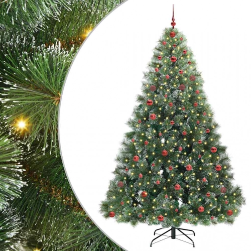 Mākslīgā Ziemassvētku Eglīte Su 300 Led Zaļa 240 Cm Pe Un Pvc Vidaxl