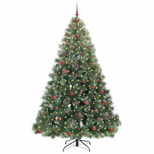 Mākslīgā Ziemassvētku Eglīte Su 300 Led Zaļa 240 Cm Pe Un Pvc Vidaxl