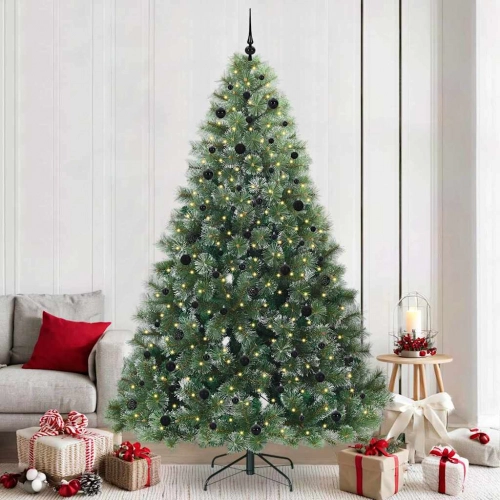 Mākslīgā Ziemassvētku Eglīte Su 300 Led Zaļa 240 Cm Pe Un Pvc Vidaxl