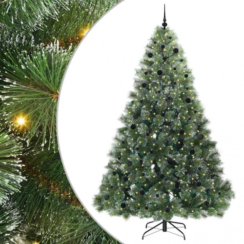 Mākslīgā Ziemassvētku Eglīte Su 300 Led Zaļa 240 Cm Pe Un Pvc Vidaxl