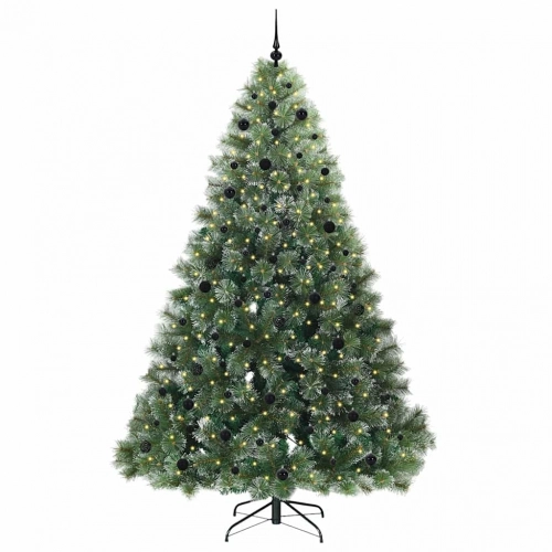 Mākslīgā Ziemassvētku Eglīte Su 300 Led Zaļa 240 Cm Pe Un Pvc Vidaxl