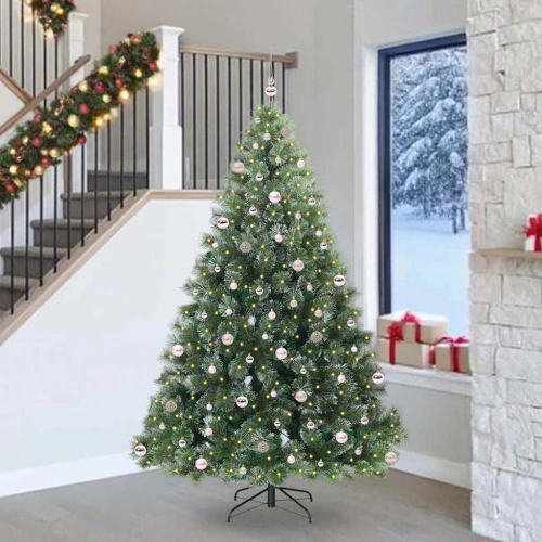 Mākslīgā Ziemassvētku Eglīte Su 300 Led Zaļa 240 Cm Pe Un Pvc Vidaxl