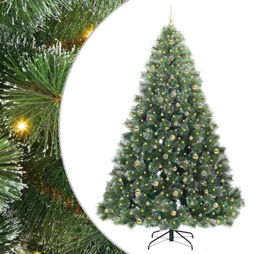 Mākslīgā Ziemassvētku Eglīte Su 300 Led Zaļa 240 Cm Pe Un Pvc Vidaxl
