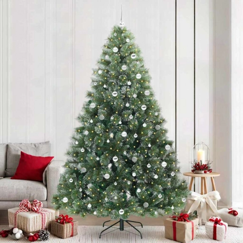 Mākslīgā Ziemassvētku Eglīte Su 300 Led Zaļa 240 Cm Pe Un Pvc Vidaxl