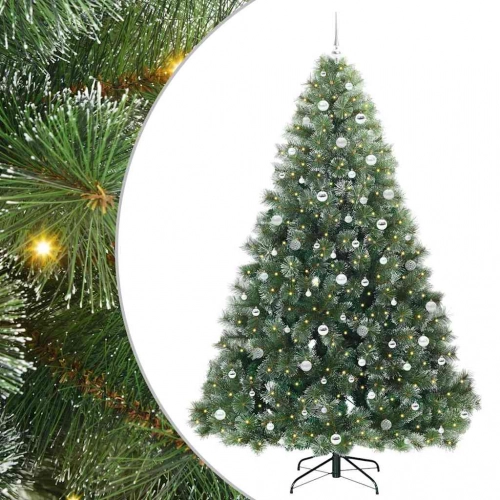Mākslīgā Ziemassvētku Eglīte Su 300 Led Zaļa 240 Cm Pe Un Pvc Vidaxl