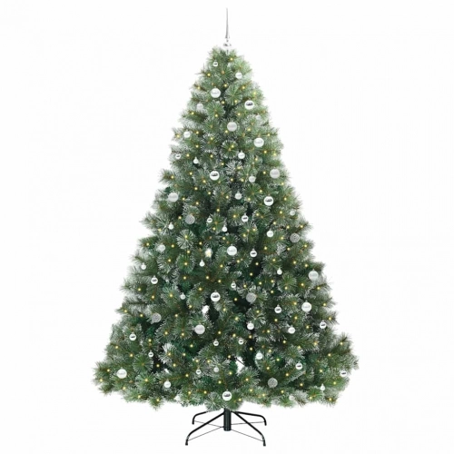 Mākslīgā Ziemassvētku Eglīte Su 300 Led Zaļa 240 Cm Pe Un Pvc Vidaxl
