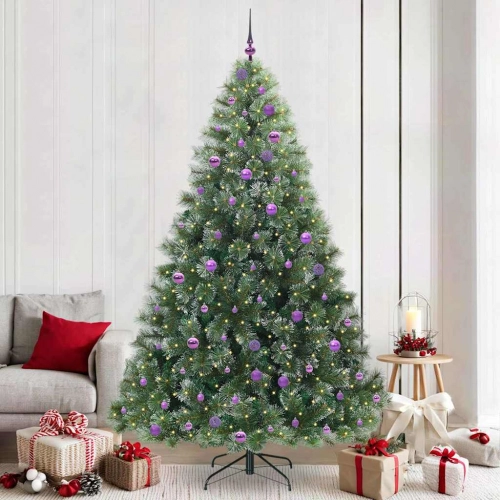 Mākslīgā Ziemassvētku Eglīte Su 300 Led Zaļa 240 Cm Pe Un Pvc Vidaxl